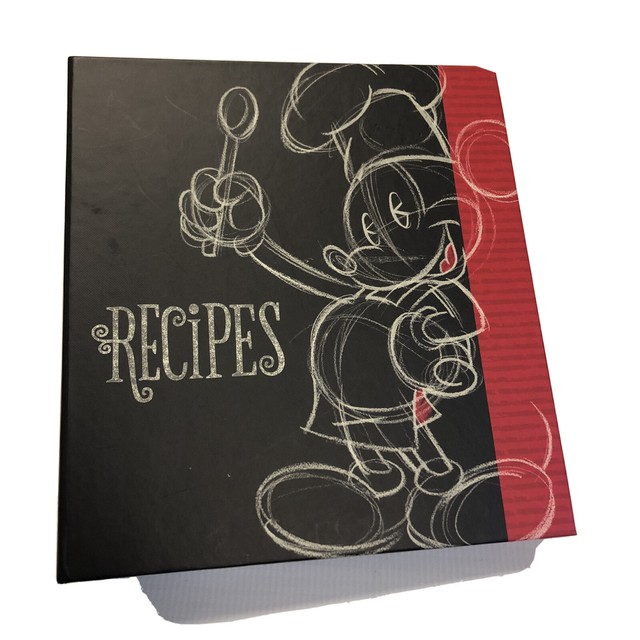 Hallmark Disney Mickey Mouse Recipe Organizer Book New ...