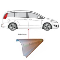 1X Reparaturblech Schweller Links Oder Rechts FüR Mazda 5 2005-2010 1890 Mm