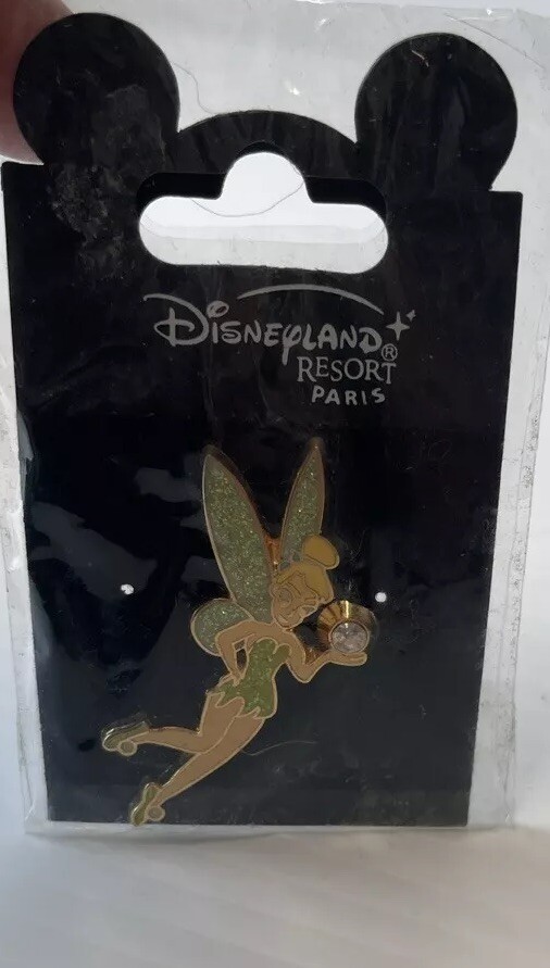 DLP DLRP Paris Tinker Bell Crystal Ball Etoille Peter Pan Disney Pin