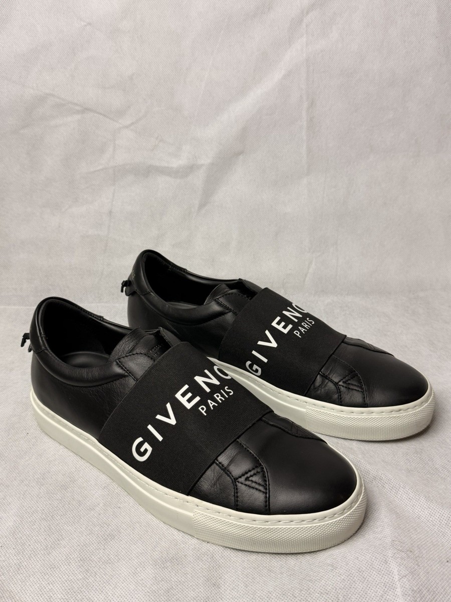 Givenchy Urban Street Logo Band Sneakers Black White SZ 45 Us12 Givenchy Urban Street Logo Band Sneakers Leather Black 44 | eBay main image 3