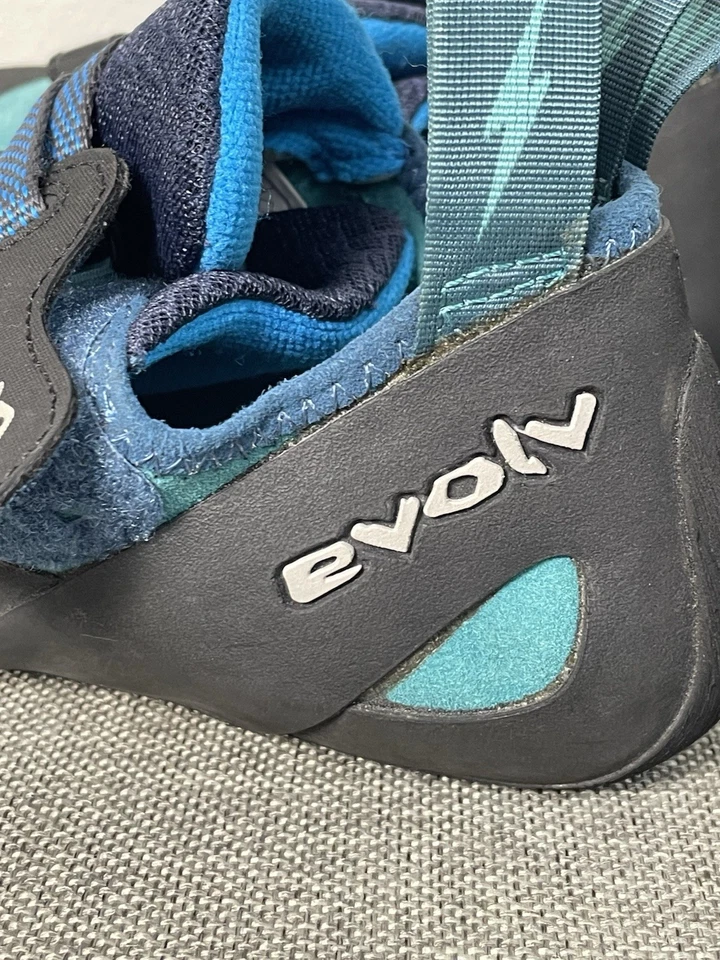 Evolv Kira Climbing Shoes Women’s Size US 9 / EUR 40 Teal Blue Excellent Cond - Image 4 of 4
