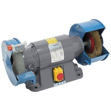 SMERIGLIATRICE DA BANCO COMBINATA CON MOLA E SPAZZOLA FERVI ART. 0554/400V