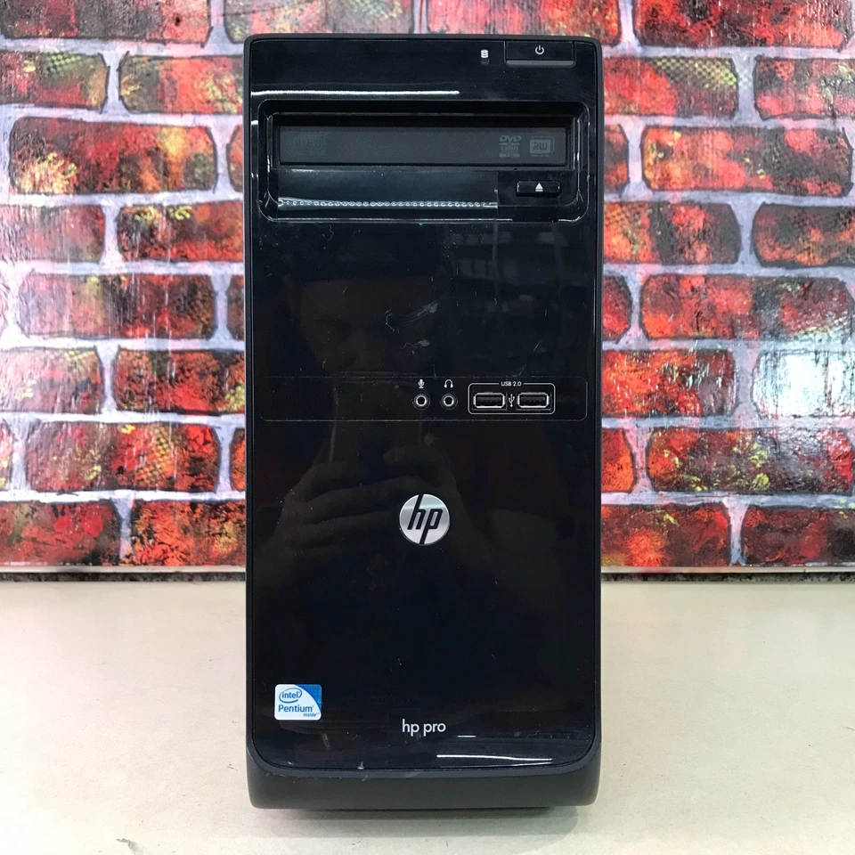 HP Pro Desktop Computer Pentium 3.10GHz 4GB RAM 500GB HDD (Windows 7 Pro 64-Bit) - Image 2 of 4