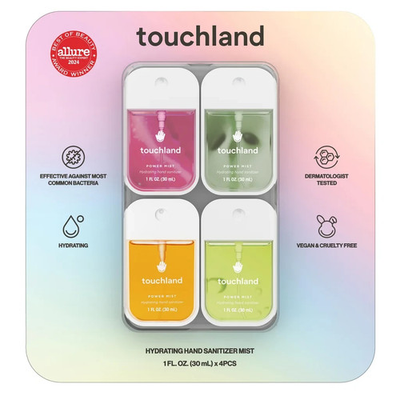#ad #ad Touchland Hydrating Hand Sanitizer Power Mist 4Pk Exp: 12 28 Vegan Cruelty Free $22.99