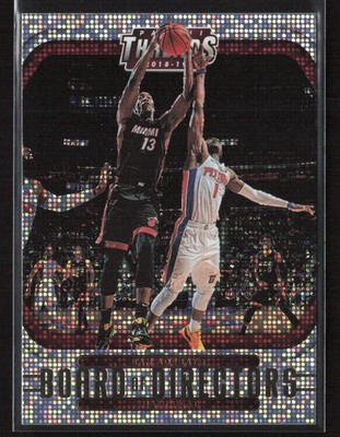 Bam Adebayo 2018-19 Panini Threads #14 Board of Directors Dazzle Miami Heat