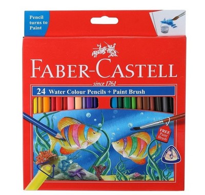 Watercolor Pencils 24 color Premium Quality Art Supplies Originals