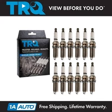 TRQ Iridium Spark Plugs Engine Tune Up Ignition Kit 12 Piece Set New