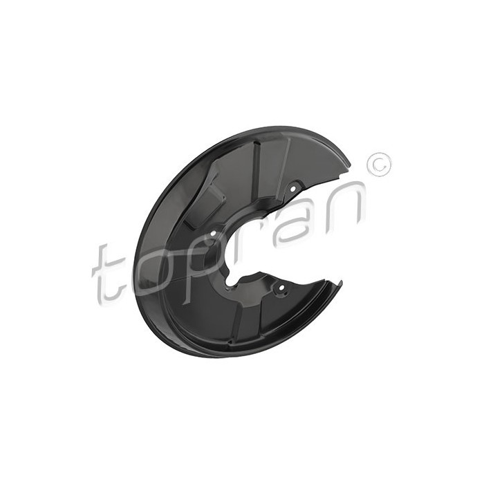 Flasque de frein arrière droit Audi A4 contre la corrosion du disque 8E0615612J anti-gravillons