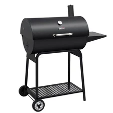 NEW⚡️30"Barrel Charcoal Grill in Black w/Side Table