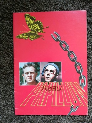 Papillon    jap. Film Programm '73 - Steve McQueen / Dustin Hoffman