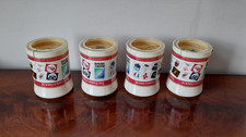 Lot of 4 Famous Grouse Whisky Rugby World Cup Glasses 1995