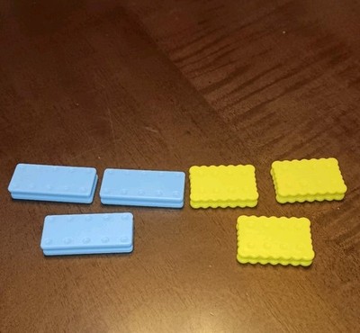 Goliath Toys Greedy Granny Game *REPLACEMENT Blue & Yellow Pieces Only