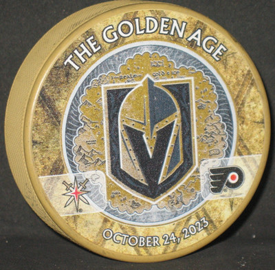 Vegas Golden Knights vs Philadelphia Flyers 10/24/2023 Puck T Mobile Exclusive
