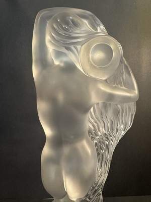 Monumental 17.5” Lalique Ltd. Edition Grand Nue Nude Lady