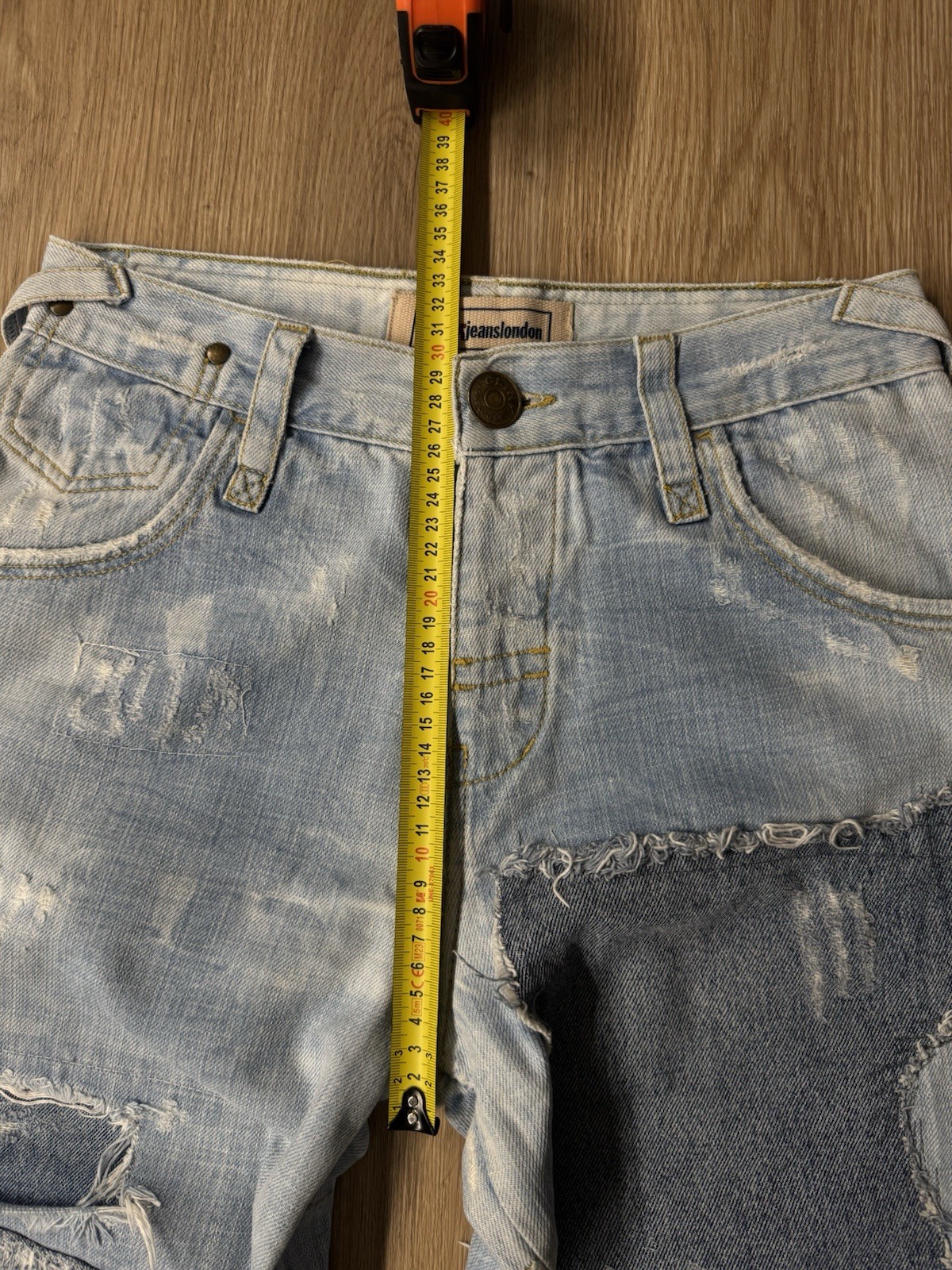 Archive Patchwork Jeans W28 L34 Reconstructed Des… - image 17