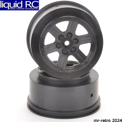 Schumacher Racing Products Ltd U4733 Short Course Wheel - Black +3 Offset Pr