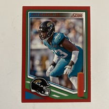 2025 Score Football NFL Foye Oluokun #88 Red Jacksonville Jaguars Card NM