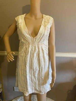Free People Minikleid Kaktus Blumen Creme Größe XS UVP 128$