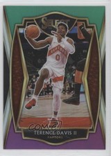 2020 Panini Select Premier Level Green White Purple Prizm Terence Davis II 12pq