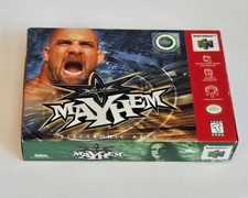 WCW Mayhem Nintendo 64, N64, 1999 Game Authentic In Box w/ Reg Card TESTED