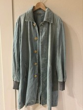 USED SACAI DENIM COAT, LONG SIZE 400, MADE IN JAPAN. VERYGOOD