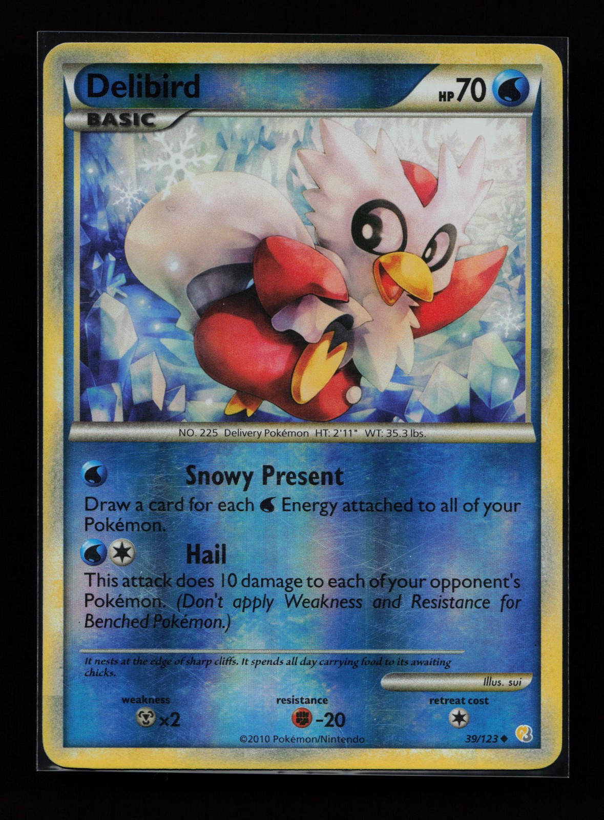 Walrein 39/123 Rare Reverse Holo Mysterious Treasures Pokémon Card