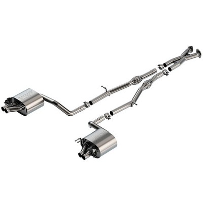Borla 141011 S-Type Stainless Cat Back Exhaust Kit for 22-26 Genesis G70 3.3L V6