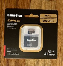 GameStop 512GB Express Micro SD Card for Nintendo Switch 2 NEW
