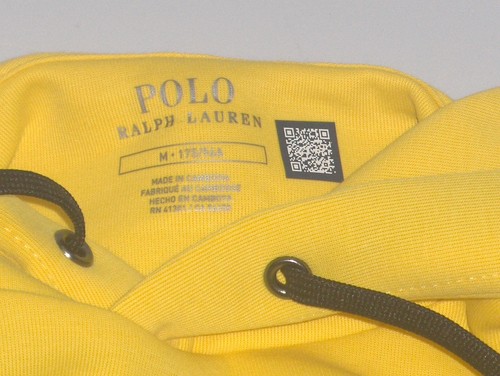 POLO RALPH LAUREN Men's Tech Print Graphic Pullover Hoodie Sweatshirt YELLOW nwt - Picture 11 of 23