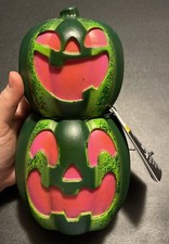 WATERMELON STACK Jack-O-Lantern Blow Mold W LED Light Summerween NWT