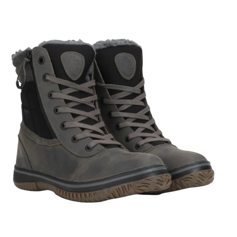 Pajar Mens Canada Trooper 3.0 Ankle Boots EU 40 US 7 Grey Black Waterproof NIB