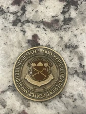 CHALLENGE COIN MEDICAL ARMY COMMANDING GENERAL