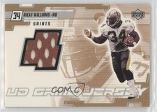 2000 Upper Deck UD Game Jersey Ricky Williams #RW 0o9