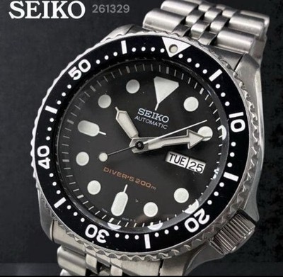 Seiko SKX007 Diver's 7S26-0020 Automatic Men's Watch  Japanese Products silver