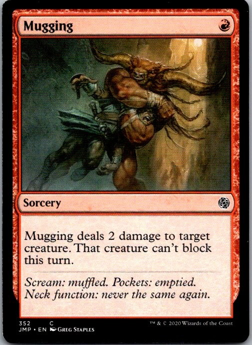 Mugging 352 Common Jumpstart Magic: The Gathering Near Mint