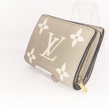 Louis Vuitton Bicolor wallet Monogram Empreinte Portefeuilles Crea M82370
