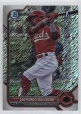 2022 Bowman Chrome Prospects Shimmer Refractor Leonardo Balcazar #BCP-179 0c6