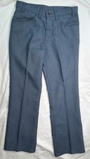 Vintage Levis 698M Jeans Mens 32x30 (32x28) Blue Straight Polyester Made in USA