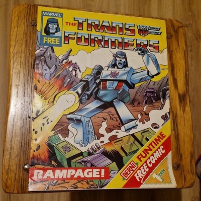 TRANSFORMERS G1 UK Marvel Comic #107 RARE BERNI FREE FUNTIME VARIANT 1987 PROMO