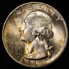 1947-S Washington Silver Quarter - San Francisco Mint - Choice Uncirculated BU+