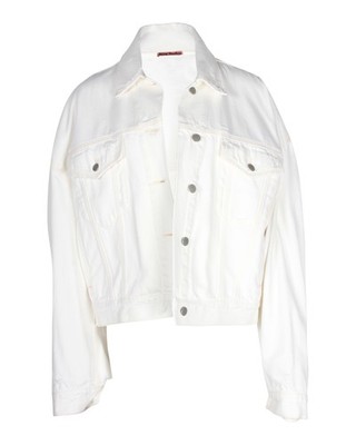 Acne Studios Denim Jacket In Cotton Women White Size 38