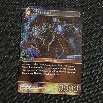 Zeromus 27-013L Final Fantasy TCG Legend Foil NM Mobius IV