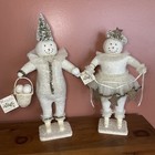 Vtg Bethany Lowe Snowman & Snowlady-Stars-Tutu-Snowballs-Set of Two-16 Inch — photo 2