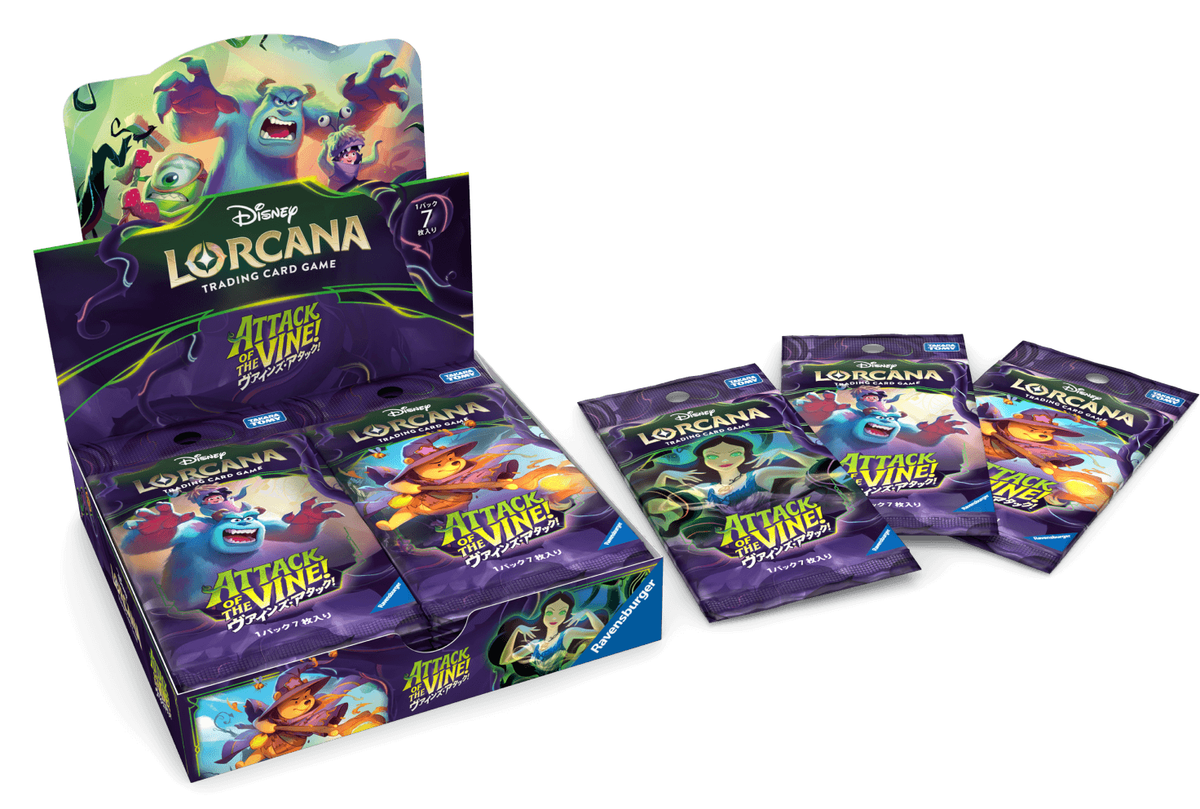 Disney Lorcana Attack of the Vine Booster Box Japan Sealed July 17