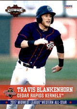 2017 Midwest League All-Stars Choice #41 Travis Blankenhorn Pottsville PA Card