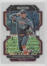 2022 Panini Prizm Draft Picks White Sparkle Prizm Tanner Schobel #PDP68 11oq