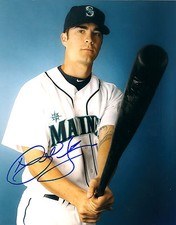 NICK FRANKLIN SEATTLE MARINERS SIGNED AUTOGRAPHED 8X10 PHOTO W/COA