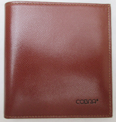 -AUTHENTISCHER CB-Halter Cobra Leder sehr guter Zustand Vintage 