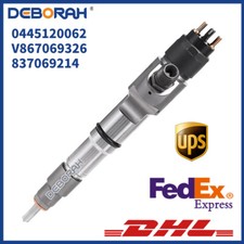 New Diesel Fuel Injector 0445120062 837069214 For Volvo EC210 EC210B Engine D6D