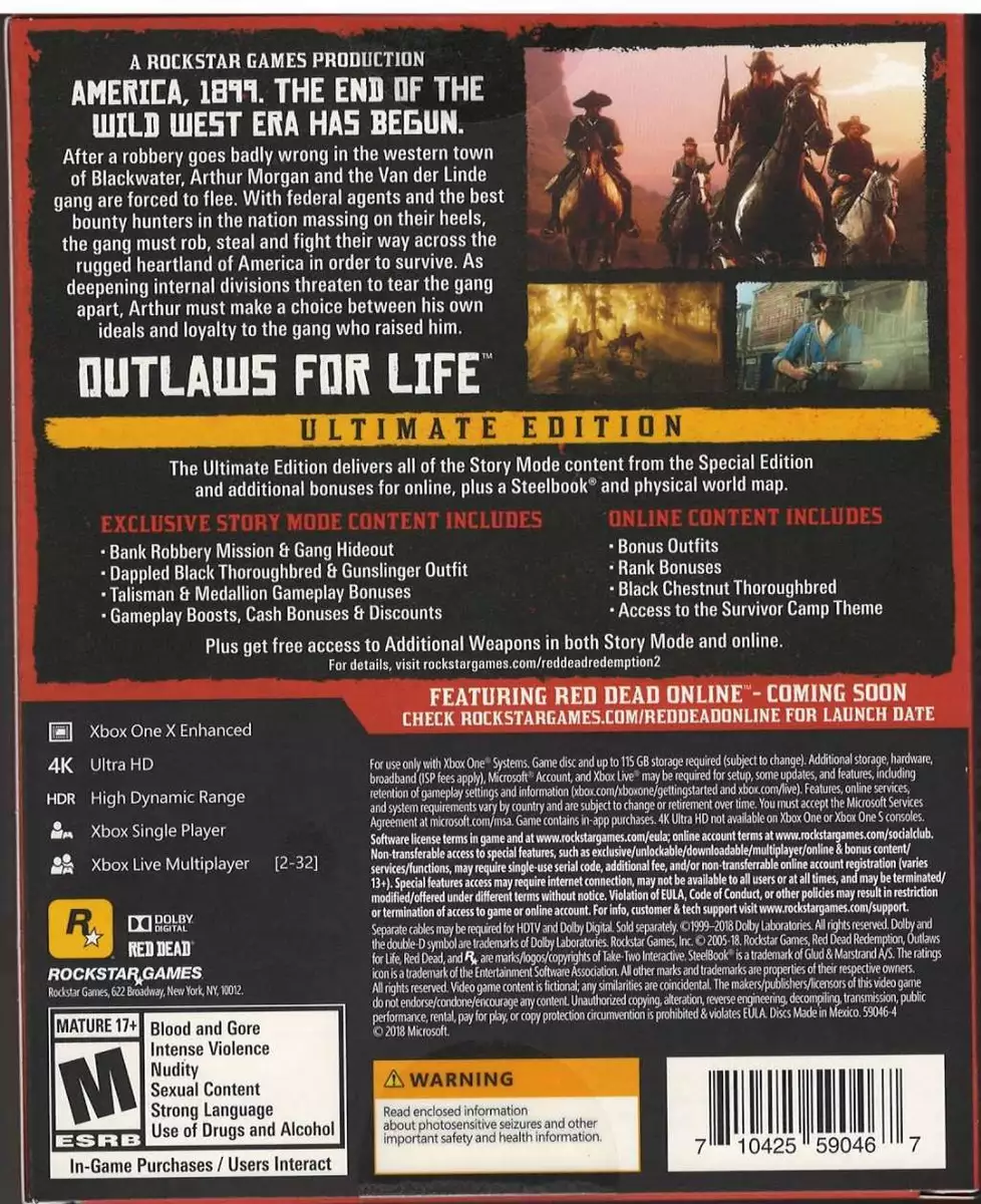 Red Dead Redemption 2: Ultimate Edition - Playstation 4 : Target